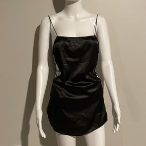 silk lingerie slip dress